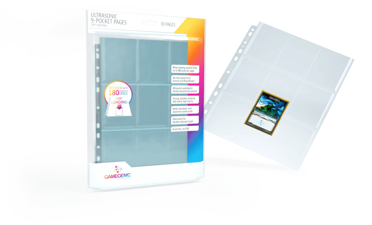 Ultrasonic 9-Pocket Pages Top-Loading